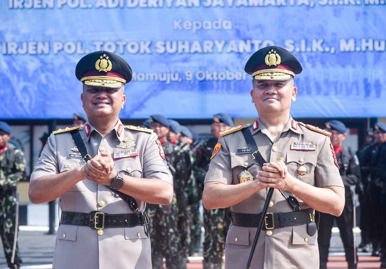 Kapolda Sulbar resmi dijabat Irjen Pol Totok Suharyanto